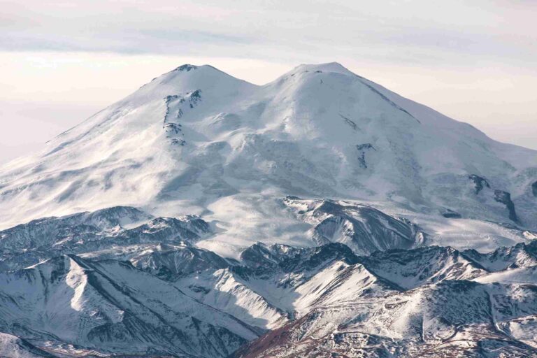 Peaks of Mount Elbrus
