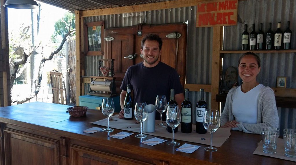 Couple drinking wine