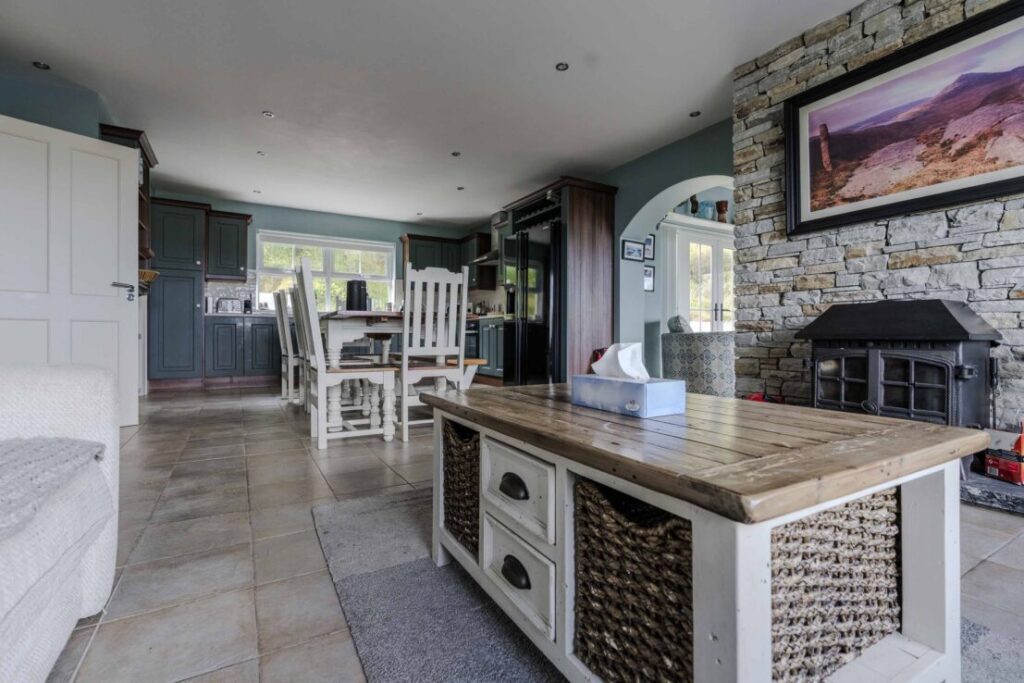 Living area in the lodge