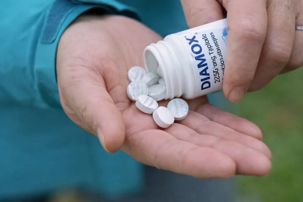 Kilimanjaro expedition personal medical kit including Diamox altitude sickness medication blister treatment and electrolytes 