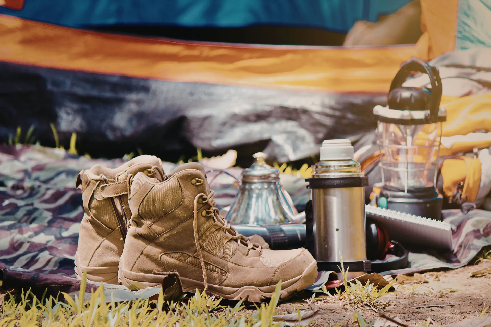 Complete Kilimanjaro expedition packing list gear laid out including sleeping bag layers boots and medical kit