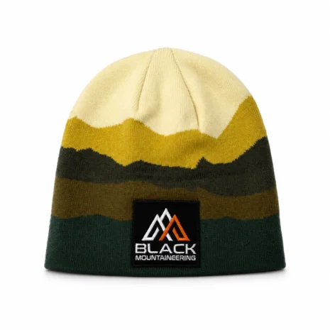 Black mountaineering Woollen Beanie hat (1)
