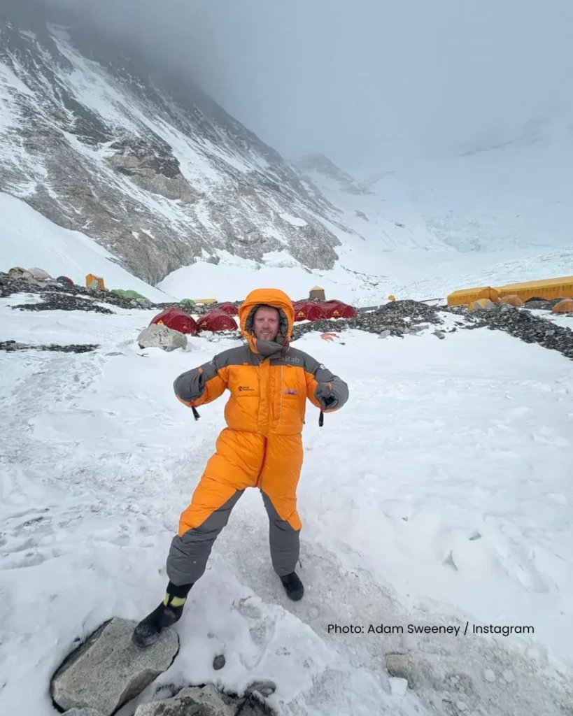 Adam Sweeney youngest Irish person to summit Everest aged 22 Dunmore East Waterford